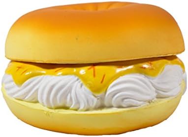 Tokyo Bakery Newest Release Super Soft Large Slow Rising Bagel Bun Collection Squishy Marmalada and Cream Cheese Delicious Sweet Aroma