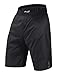 Przewalski Basics Men's MTB Mountain Bike Cycling Shorts with Padded Underliner - Two Shorts in One.