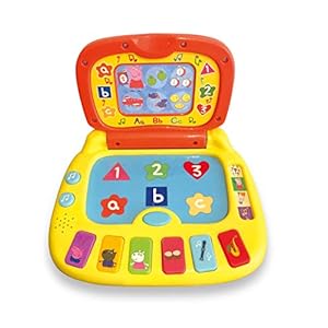 Peppa Pig PP02 Peppa's Laugh & Learn Toy Laptop for Kids-Interactive Learning & Child Development, Colours, Shapes…