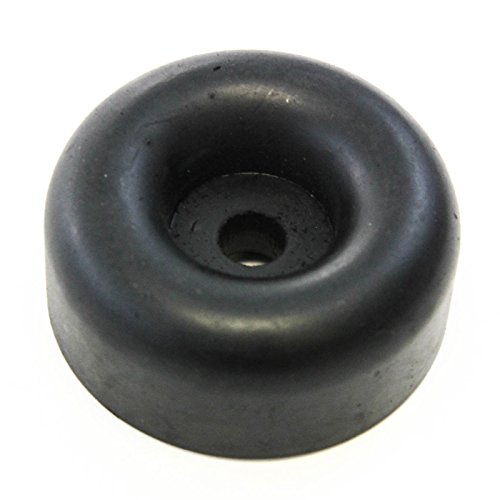 Red Hound Auto Rubber Bumper for Trailer Compatible with Ramp Door Truck 2.5" Round Replacement Cargo Stop