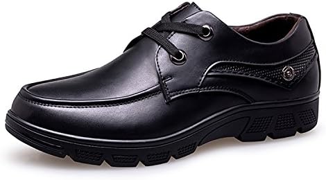 PHILDA Wide Width Men's Oxford Formal Modern Classic Lace-up Dress Shoes Business Genuine Cow Leather