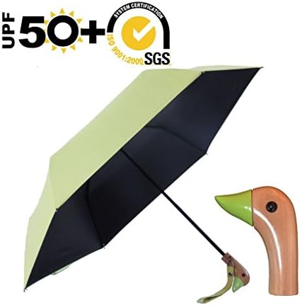 Duck Head Handle Umbrella, UPF 50+Anti UV Windproof Rain or Shine Folding Animal Quality Travel Golf Umbrella - 13