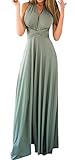 Chuanqi Womens Formal Bridesmaid Dresses Cocktail Party Maxi Dress
