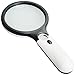 Magnifier 3 LED Light, Magnifying Lens handheld great for Jewelers, Magnifier brilliant for Reading