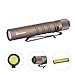 Olight I3T EOS 180 Lumens Dual-Output Slim EDC Flashlight for Camping and Hiking, Tail Swith Flashlight with AAA battery primary