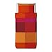 Ikea Brunkrissla Duvet Cover and Pillowcases, Twin, Red