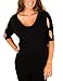 Caramel Cantina Maternity Top with Dolman Sleeves and Open Back