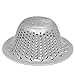 LEKEYE Bathtub Drain Hair Catcher/Stainless Steel Drain Protector/Hair Trap-Silver
