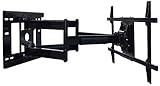 Heavy Duty Dual Arm (32" extension) Articulating Wall Mount for Samsung LG LED TV 65" 70" 75" 79" 80"