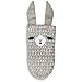 Kitsch'n Glam Llama Face Grey Swirls Cotton Silicone Insert Oven Mitt