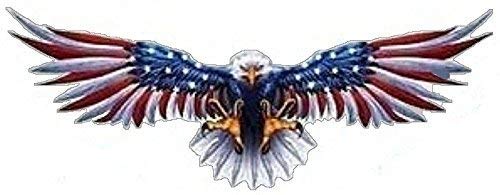 MFX Design Flying Eagle with Us Flag On Wings