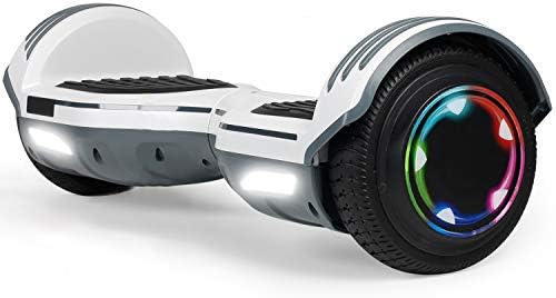 TST 2019 New Hover Board UL 2272 Certified 6.5 Two-Wheel Self Balancing Electric Scooter with Start Wheels (Free Carry Bag) (Mat White)