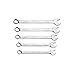 Craftsman 5-piece Full Polish Large Combination Wrench Set, Inch