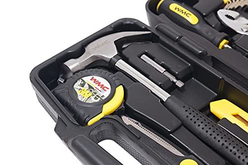 WMC TOOLS Werkzeugset klein 40 teilig kleiner Werkzeugkoffer Werkzeugkasten Haushalt Toolbox Set Grundausstattung… – Bild 7