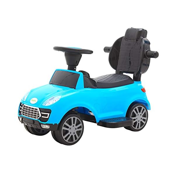 blue push car for toddlers