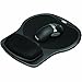 Fellowes Easy Glide Gel Mouse Pad Wrist Rest - Black (93730)