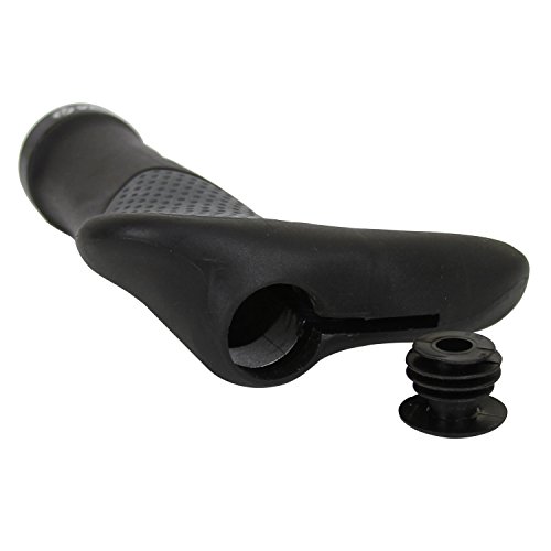 image for VELO VLG-1185AD3 Black/Gray Gel Bicycle MTB Mountain Bike Horn Ergonom