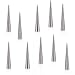 10x Cone Spike Studs Conical Punk Rock Gothic Screw Fixed Studs
