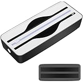 Sonile Dual-Slot Multifunctional Kitchen Cutter | For Cling Film, Aluminum Foil, and Parchment Paper Storage & Cutting | Easily Cut Two Materials at Once (Black(magnetic))