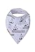 ULTRA ABSORBENT Baby Bandana Drool Bibs, 6 Pack Organic Cotton Bibs for Boys and Girls, Cute Baby Bibs Set With Cloth Bundle Strip