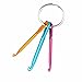 GOOTRADES 3 Sizes/set Aluminum Crochet Hooks Knitting Needles Craft Yarn 3-5mm (4 Sets)