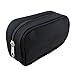 Essential Oil Carrying Case Holds 10 Bottles For Travel Home Stock Office Girls Perfects For Makeup Bags Beauty Bags With Mesh Pockt Protect - Size 5ML, 10ML, 15ML Multiple Colors 2-inch high (Black)