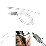 EXNAVI Motorcycle Car Clutch Brake Bleeder Hose One Way Valve Tube Bleeding Tool Kit