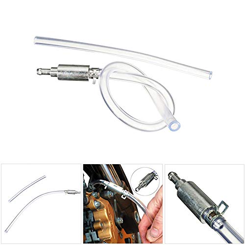 EXNAVI Motorcycle Car Clutch Brake Bleeder Hose One Way Valve Tube Bleeding Tool Kit