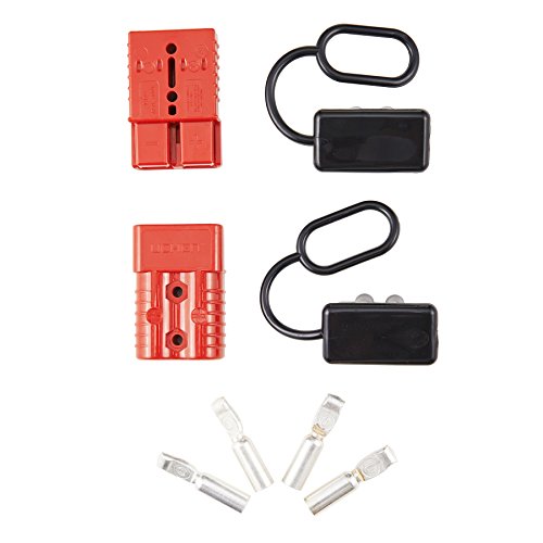 Orion Motor Tech Wire Connector 2 Pack, 175A Wire Harness Plug Kit for 2 to 4 Gauge Cables, 12V to 36V Battery Quick Connect Disconnect Set for Car Bike ATV Winches Lifts Motors More, Set of 2, Red - Image 5