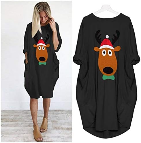 クリスマス ワンピース ドレス レディース セーター フード付き パーカー クリスマス コスチューム 可愛い 洋服 ゆるい トップス オトナ スカート ワンピース フォーマルドレス チュニック 大きいサイズ ランキング お呼ばれ 忘年会 宴会 カジュアル 日常 B07zfcyf2n