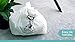 Cat Litter Waste Poop Bags - X-Large, Compostable, Plastic-free, Thick, Leak Proof, Pet/Dog Poo Bags with Easy-Tie Handles,10.5 x 18.5 inch, White, EcoLeo