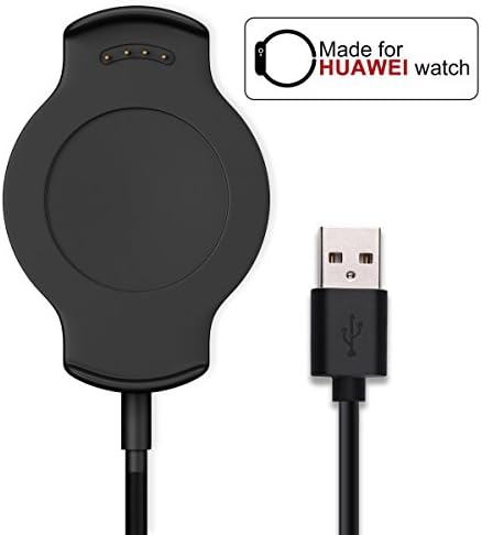 Huawei Watch 2 Charger,Portable Charging Dock Magnetic,LingAo Replacement Charger Charging Cradle Dock for Huawei Watch 2nd Gen Smart Watch (Black)