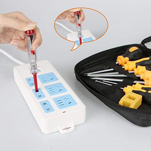 unibelin Schraubendreher Set 9-teilig Magnetisches Schraubendreher Kit mit Spannungsprüfer Profi Werkzeug zum Schrauben… – Bild 5