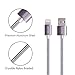 USB Lightning Cable,Ofspower 4Pack 1ft 3ft 6ft 10ft Nylon Braided 8 Pin USB Syncing and Charging Cable for iphone 7, 7plus, 6s, 6s plus, 6plus, 6,5s 5c 5,iPad Mini, Air,iPad5,iPod. (Black)