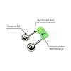 Sportsvoutdoors-203050100Pcs-Fishing-Alarm-BellsDual-Alert-Clip-Style-Suitable-For-All-Kinds-of-Sea-Rod