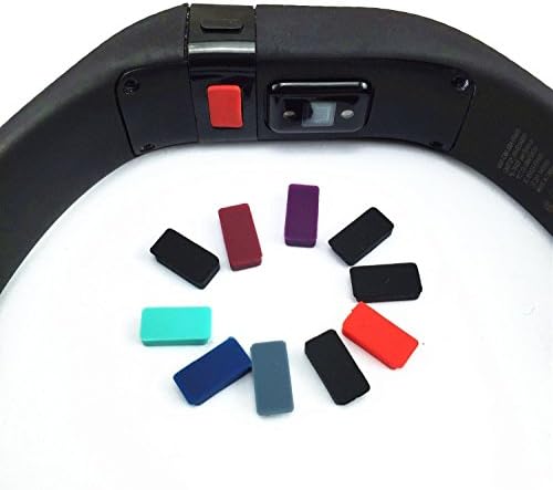 10PCS Colorfull silicone anti dust plug For Fitbit Charge HR
