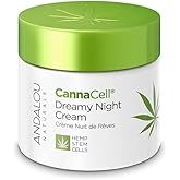 Andalou Naturals CannaCell Dreamy Night Cream, 1.7 Ounces
