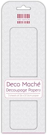 First Edition FEDEC100 | Decoupage Papers Starfish | 26 x 37.5 cm | 3 Sheets | 22gsm | Perfect for Home Crafts, Upcycling, DIY and Papermache