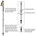 Walking pole Trekking Pole Collapsible Lightweight Shock-Absorbent Carbon Fiber Hiking Walking & Running Sticks with Natural Cork Grips Quick Locks adjustable Full Terrain Accessories and Carry Bags