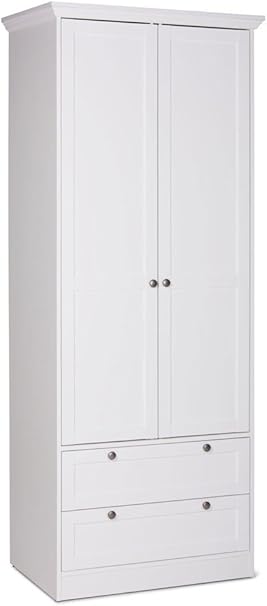 Expendio Kleiderschrank Landstrom 14 Weiss 80x200x51 Cm Drehturenschrank Schrank Schlafzimmerschrank Jugendzimmer Garderobe Landhausmobel Amazon De Kuche Haushalt