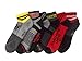 Manchester United Mens Sport Quarter Socks, Sizes 10-13, Asst. 6pk, 46933g