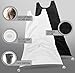 Beard Catcher Apron Beard Cape for Shaving,Trim Your Beard In Minutes Without The Mess White