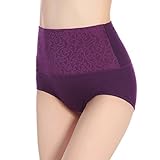 CS&BEAUTY Women's Premium Cotton Lace Hi Cut Panty Underwear,3 Pack,L/XL