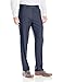 Louis Raphael ROSSO Men's Flat Front Washable Stretch Wool Blend Dress Pant with Comfort Waistband