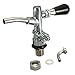 KINGSO Stainless Steel with Chrome Brass Inner Beer Faucet with Shank for Keg Tap (Silver)