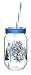 Zak! Designs Tritan Mason Jar Tumbler with Screw-on Lid and Straw featuring Olaf from Frozen, Break-resistant and BPA-free Plastic, 19 oz.