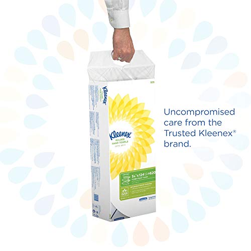 Kleenex Ultra 7979 Handdoeken Met Interfold-Vouw, 2-Laags, 5 X 124 Doeken, Wit - Afbeelding 5