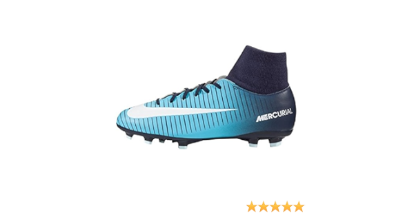 Amazon.com: Nike Mercurial Victory VI DF FG - Tacos de fútbol para jóvenes,  Azul : Ropa, Zapatos y Joyería