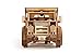 Wood Trick American Truck Model Kit with Functional Moving Body - 3D Wooden Puzzle Car for Adults and Kids to Build