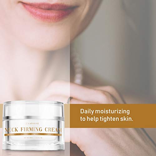 Neck Firming Cream, Wrinkle Cream, Moisturizer for Neck and Chest, Formula For Tightening, Lifting and Anti-wrinkle Neck Cream, Double Chin Reducer, Repair Crepe Skin